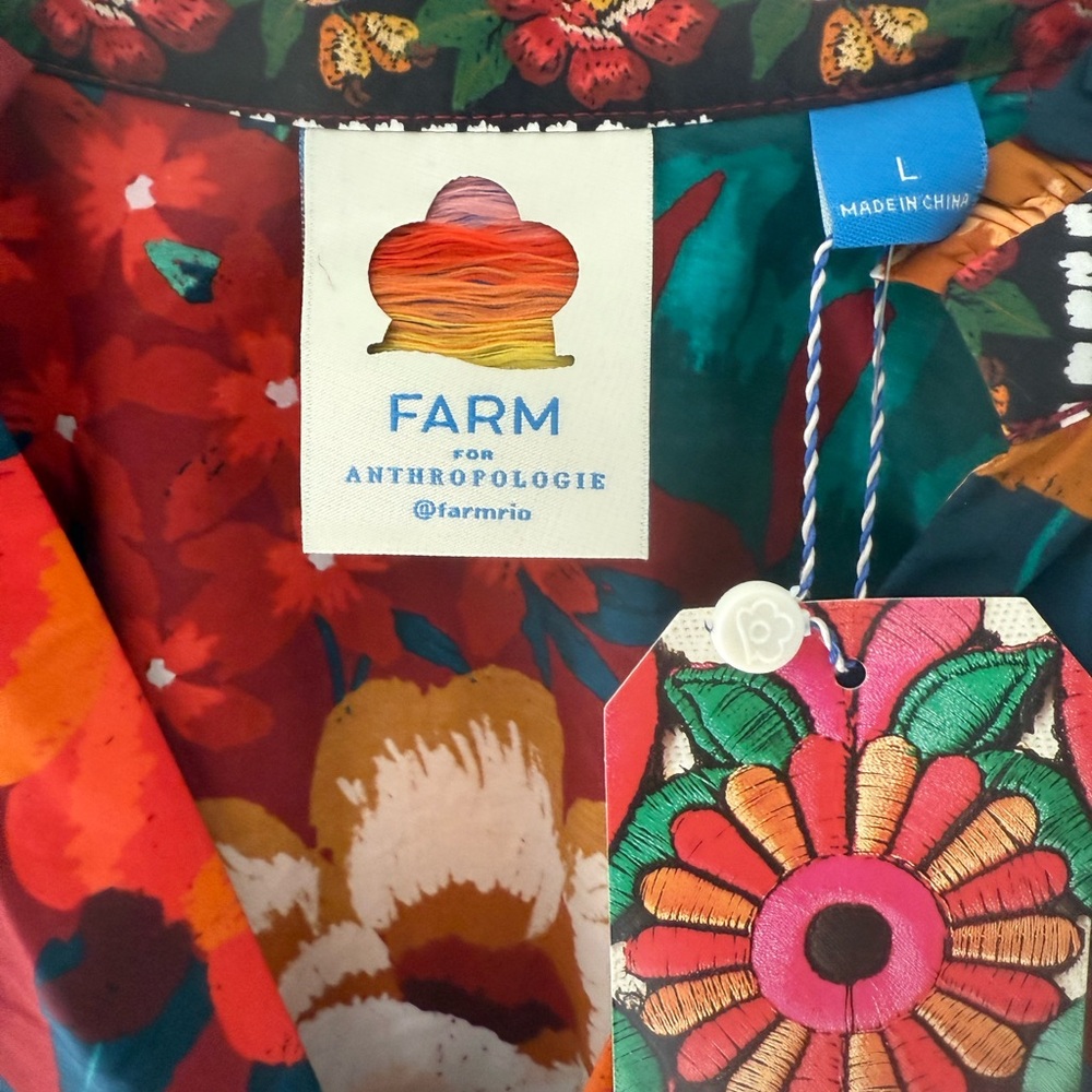 FARM Rio Multicolor Floral Top